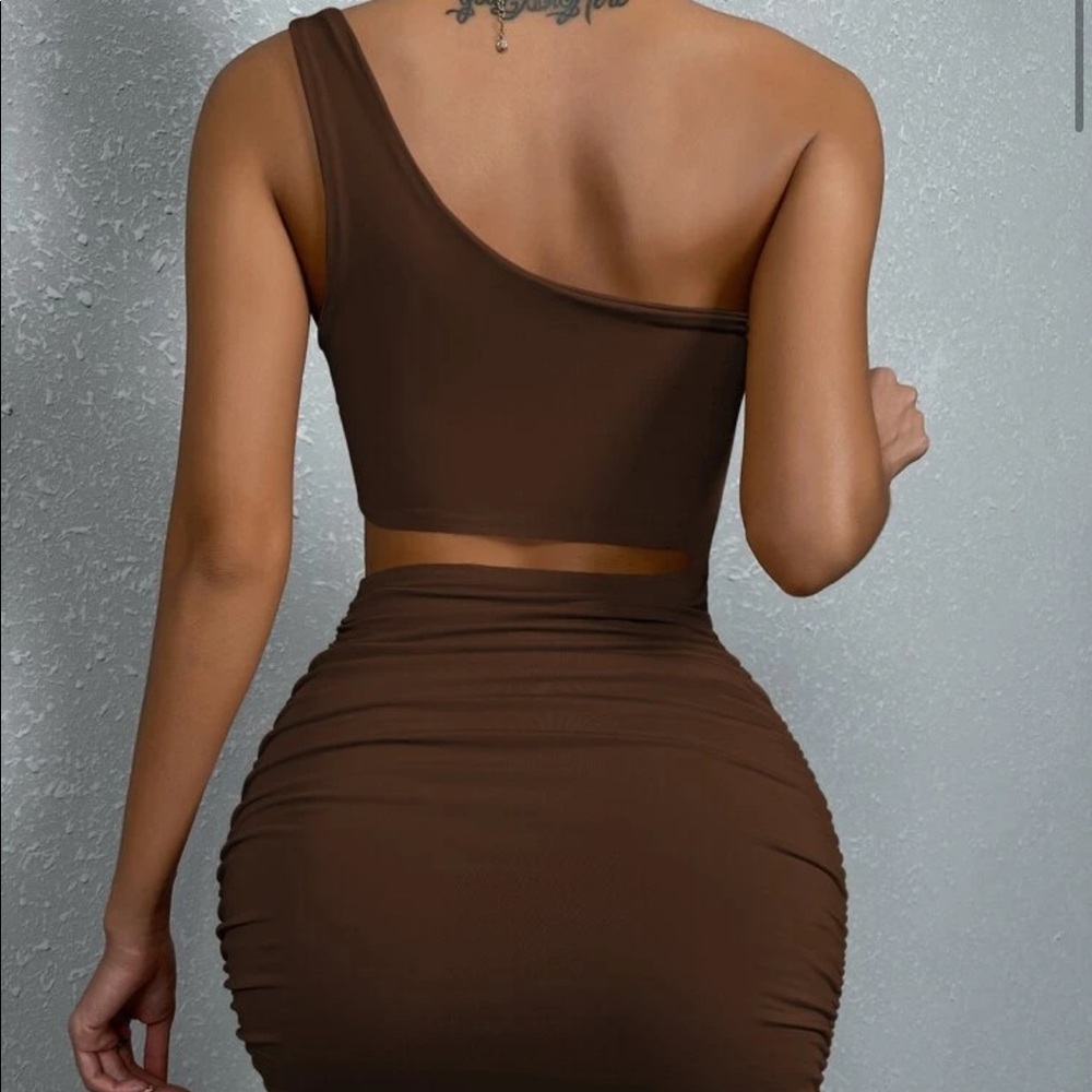 One strap dress